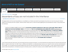 Tablet Screenshot of jesusisnotinthequran.org